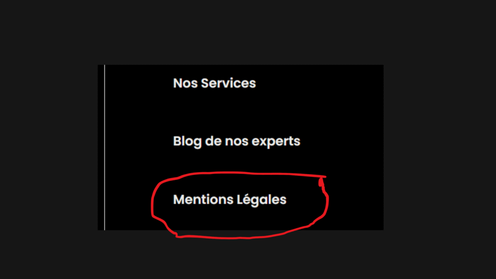 image mise en avant pour l'article de blog: l'importance des pages mentions légales sur votre site internet