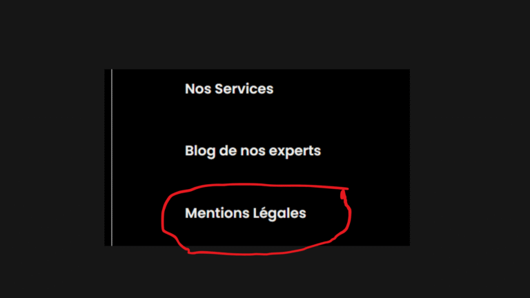 image mise en avant pour l'article de blog: l'importance des pages mentions légales sur votre site internet