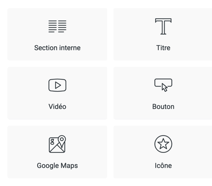 constructeur de page elementor